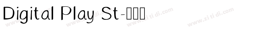 Digital Play St字体转换